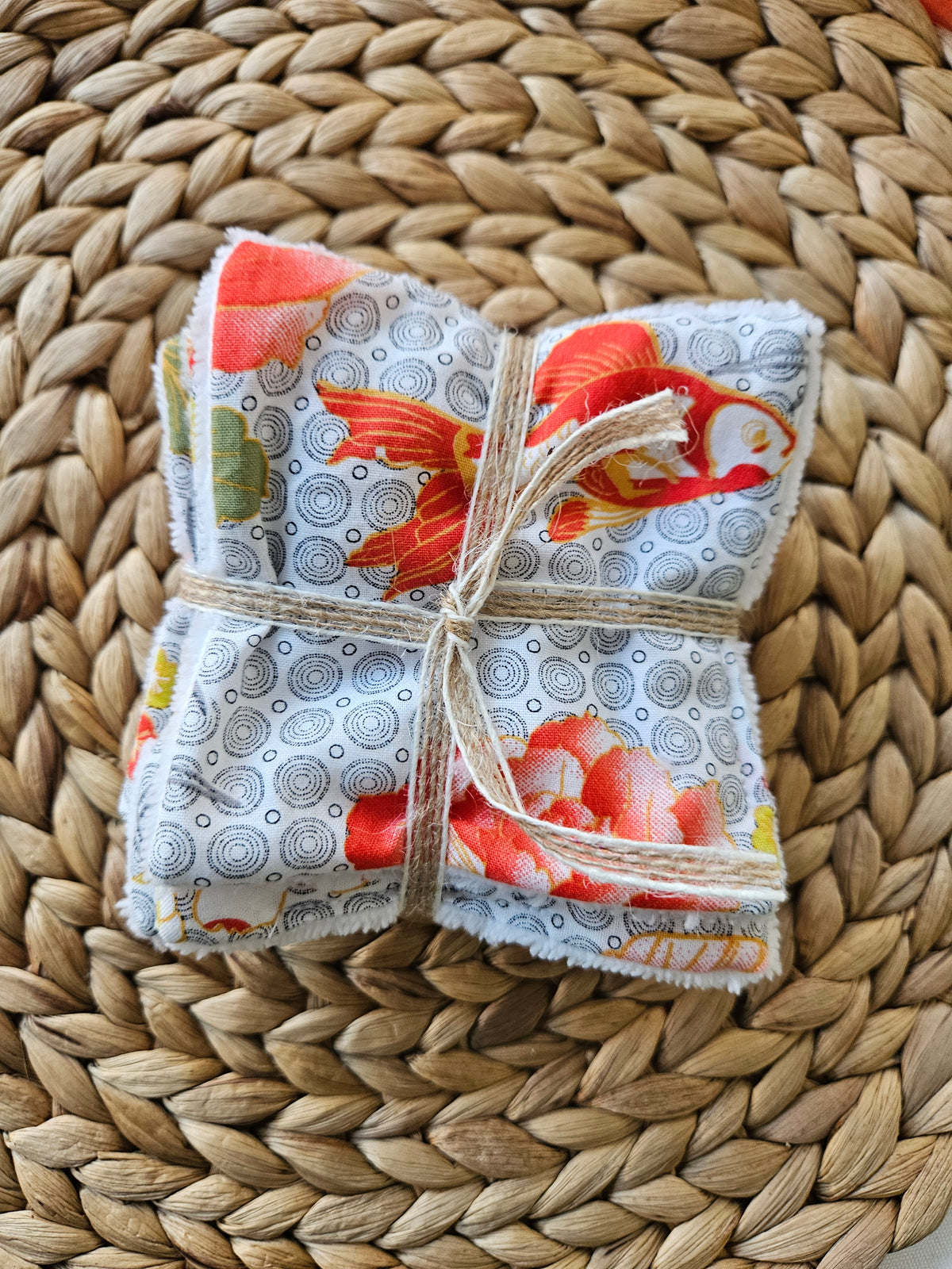 Lingettes démaquillantes lavables en fibre de bambou – À l’unité ou lot de 7
