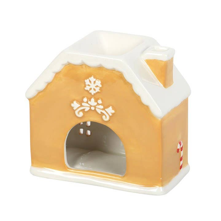 Brûleur de Noël en forme de maison en pain d'épices