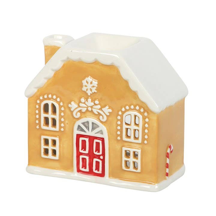 Brûleur de Noël en forme de maison en pain d'épices