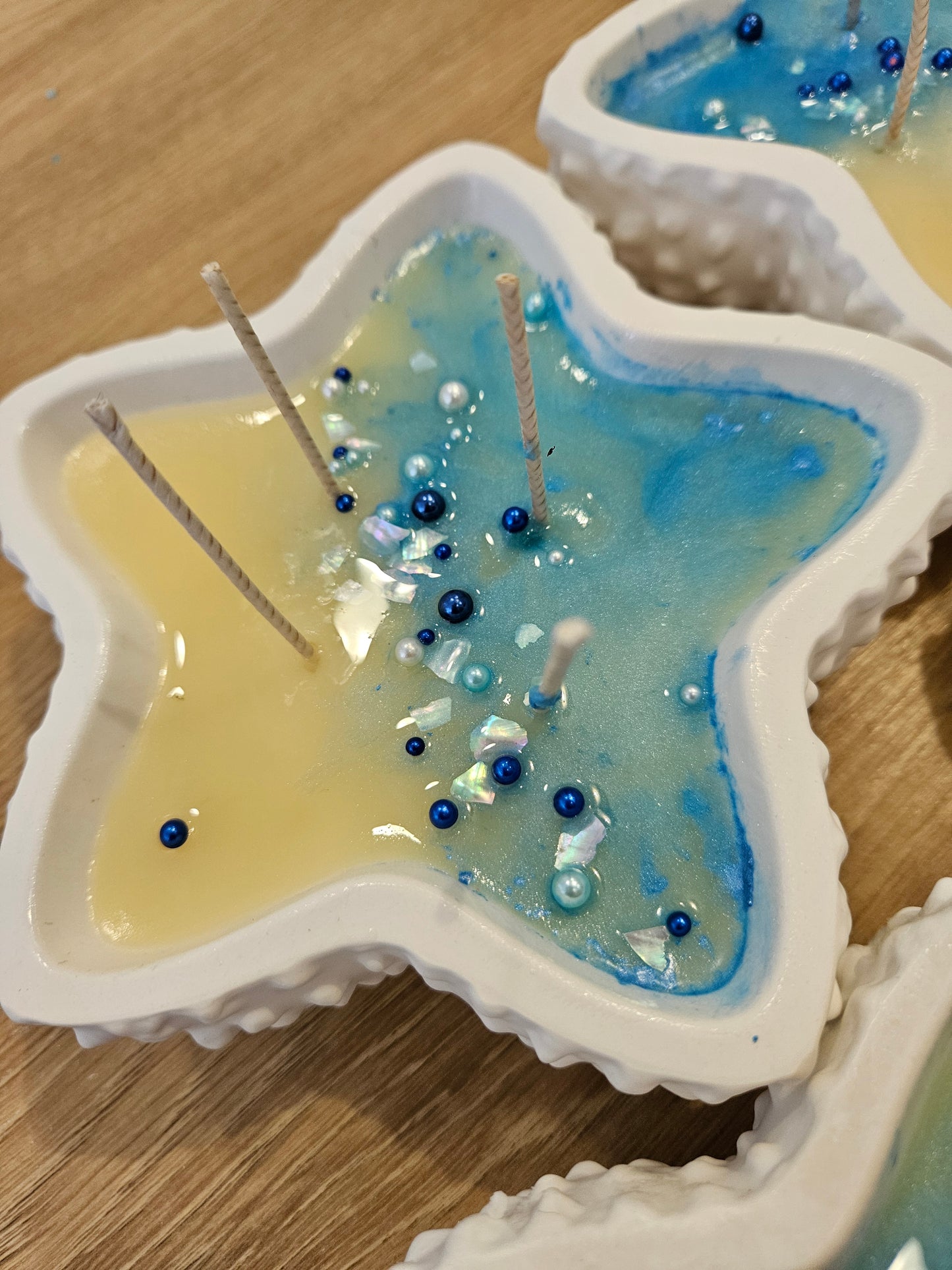 Bougie étoile de mer.