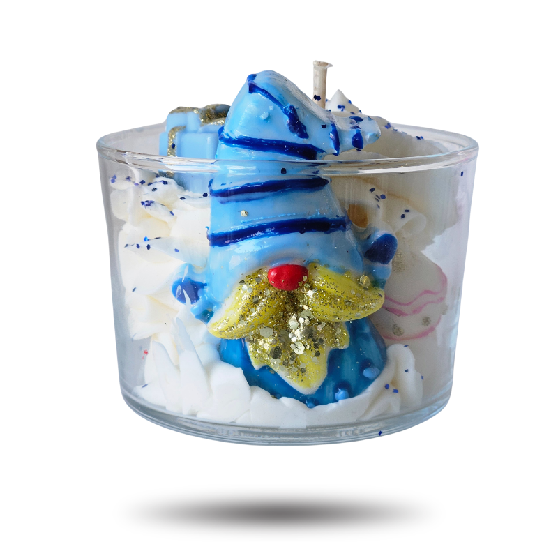 Bougie parfumée artisanale - Lutin du Père Noël