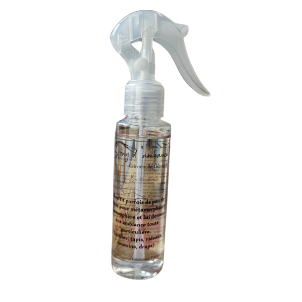 Spray d'ambiance Citronnelle & Géranium | Parfum d'intérieur | Sab&Co