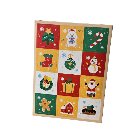 Calendrier de l’Avent 12 & 24 Cases – Fondants Parfumés, Cosmétiques, Bijoux et Surprises de Noël
