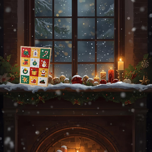 Calendrier de l’Avent 12 & 24 Cases – Fondants Parfumés, Cosmétiques, Bijoux et Surprises de Noël