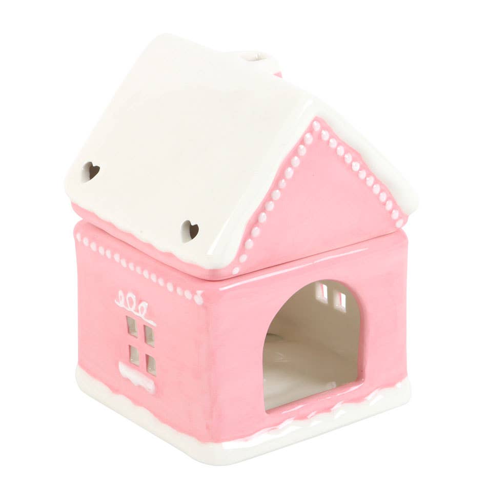 Brûleur Maison pain d'épices rose