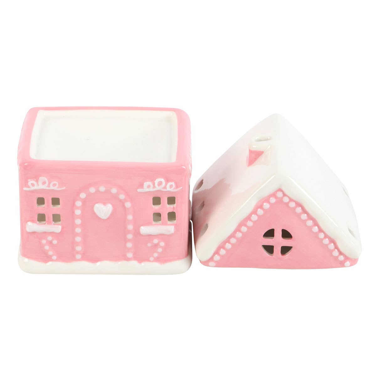 Brûleur Maison pain d'épices rose