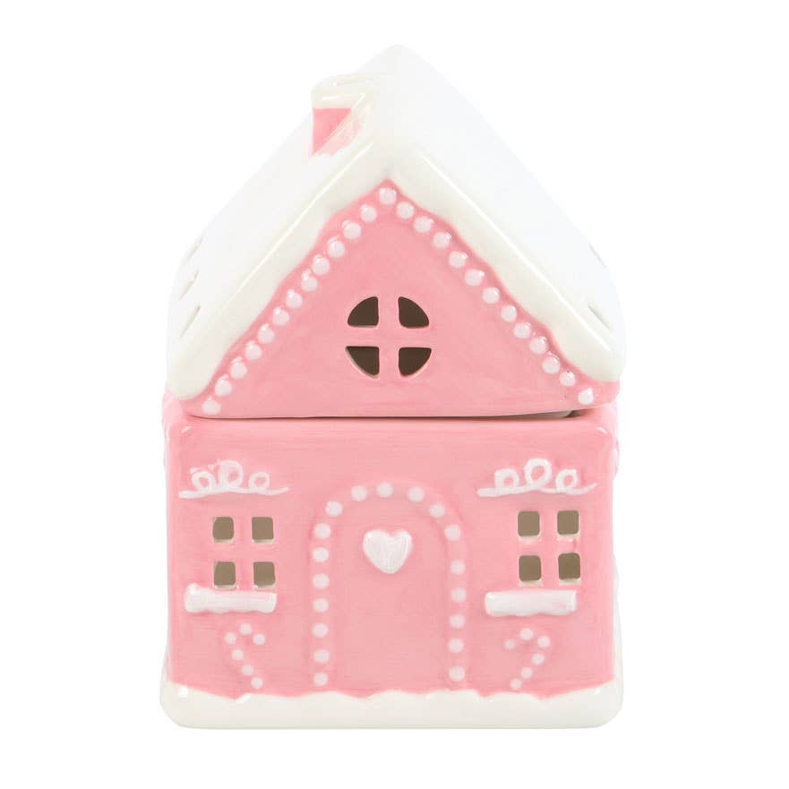 Brûleur Maison pain d'épices rose