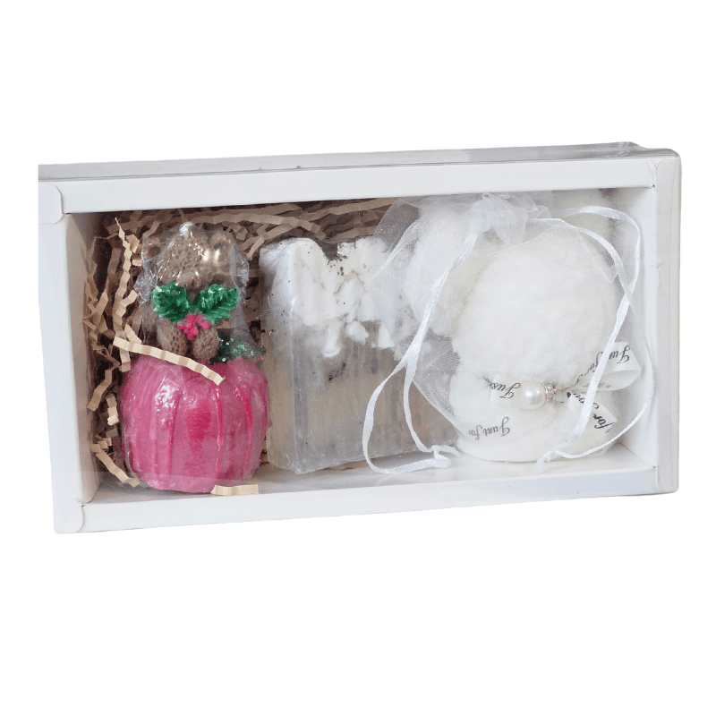 Coffret Noël – Bougie Nougat & Douceurs Cocooning