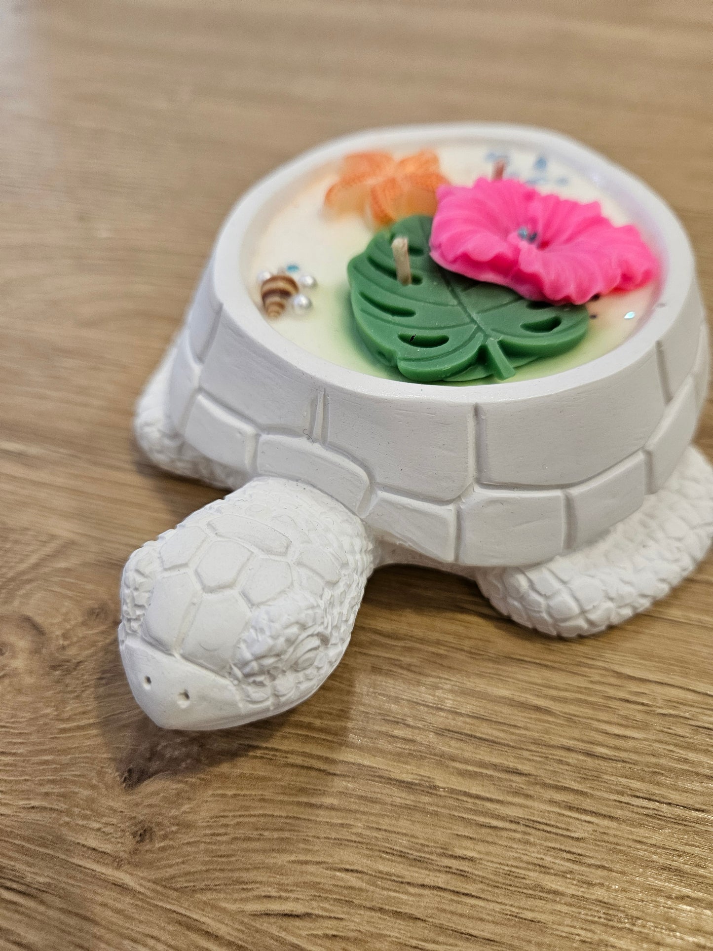 Bougie Tortue Soleil et sable