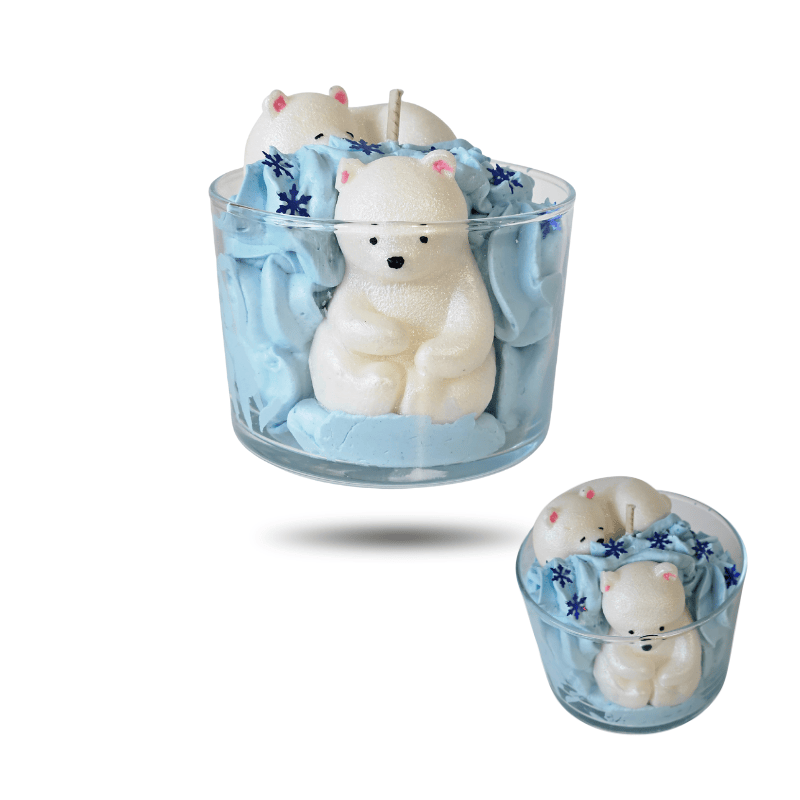 Bougie parfumée artisanale - Rêve polaire