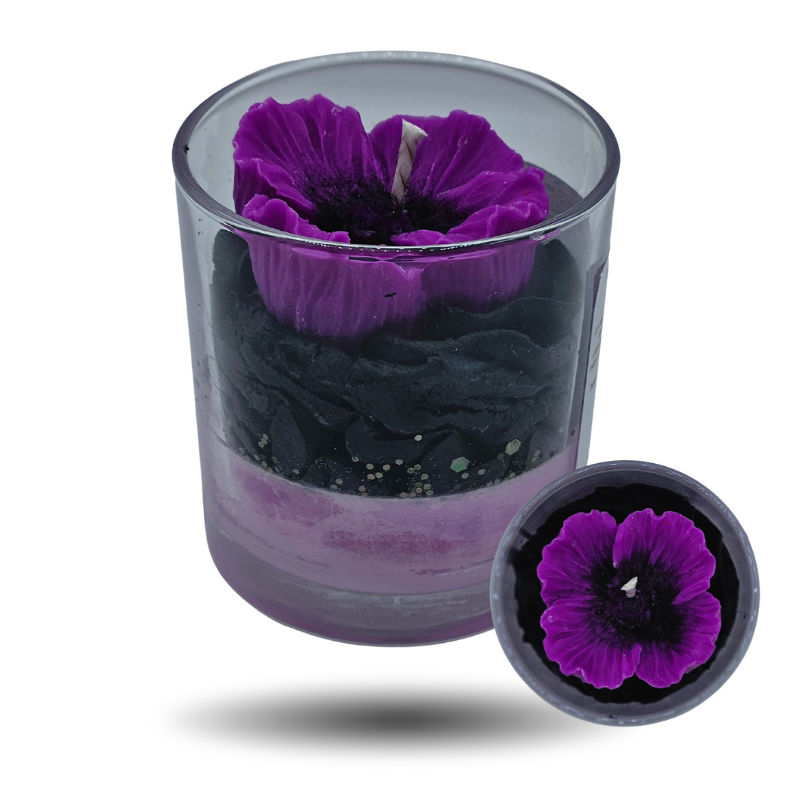 Bougie Violette L*sh-cious – Artisanale parfumée