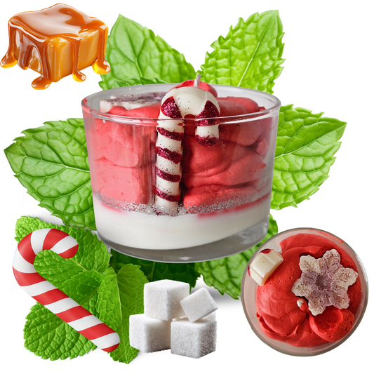 Bougie parfumée Candy cane dream - artisanale