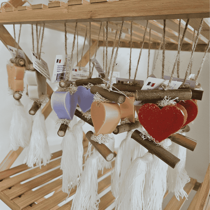 Tresse à Savon Parfumée – Suspension Décorative Artisanale