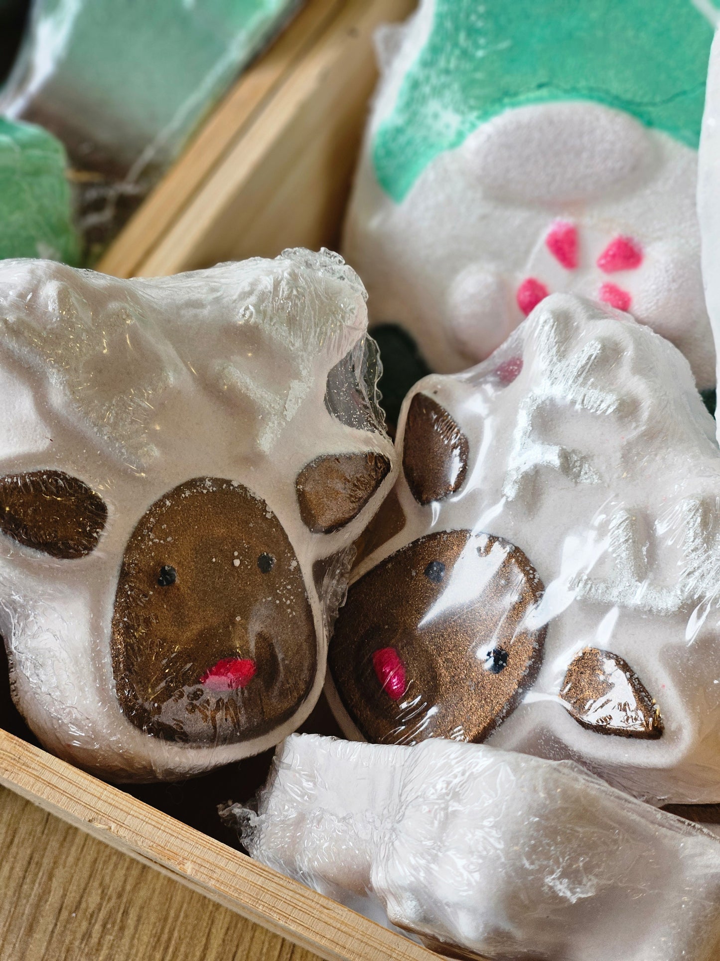 Bombes de bain effervescentes artisanales