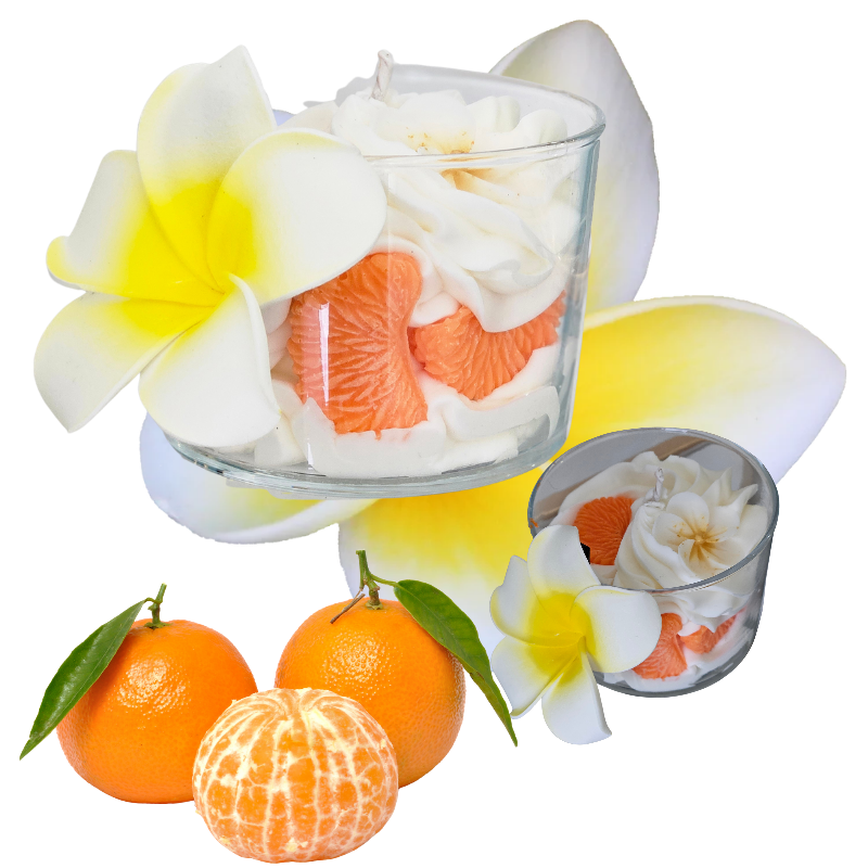 Bougie parfumée – Monoï Clémentine