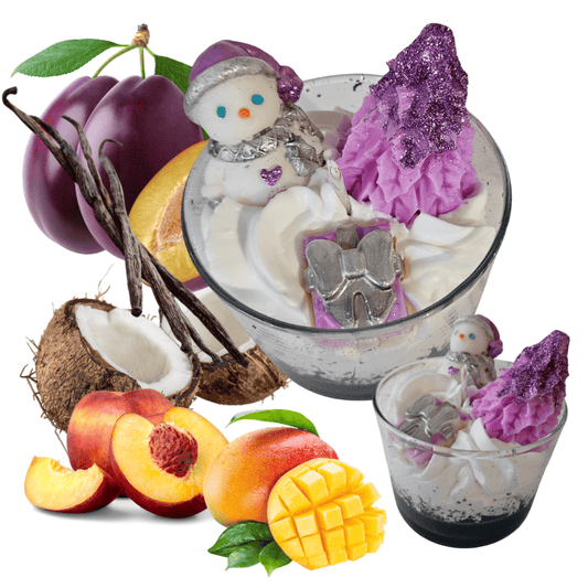 Bougie parfumée artisanale Prune Givrée