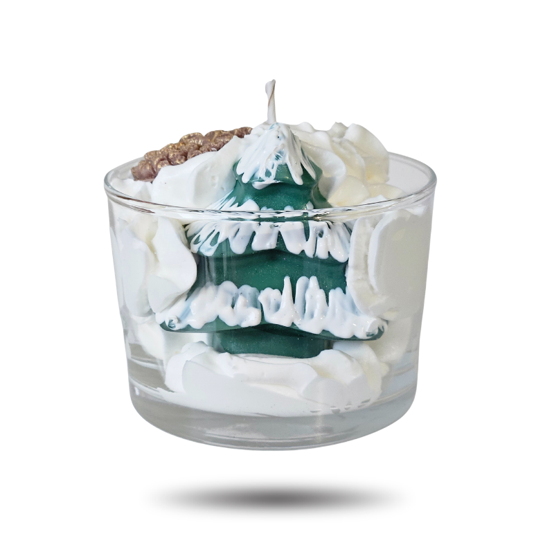 Bougie parfumée artisanale – Forêt d’Hiver