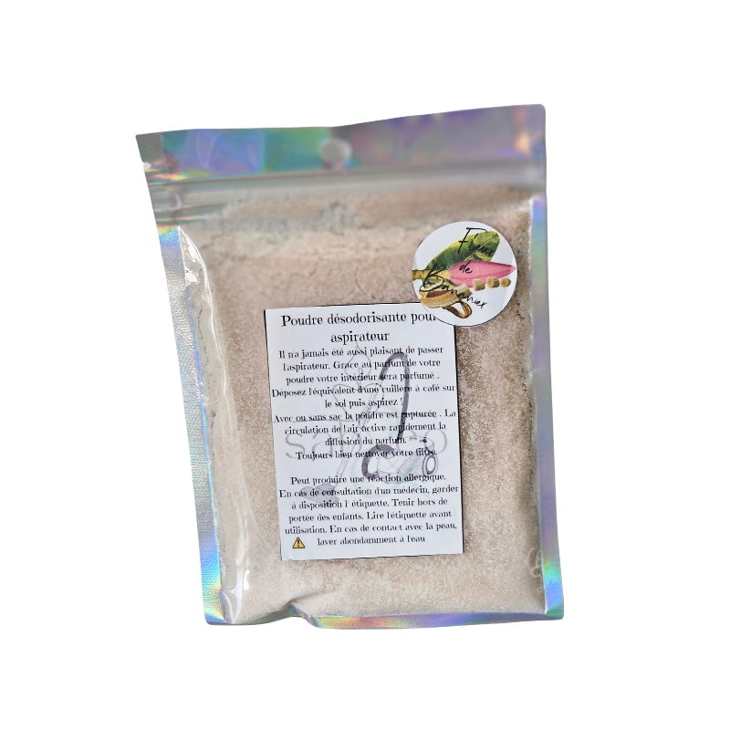 Poudre désodorisante pour aspirateur – Collection Été