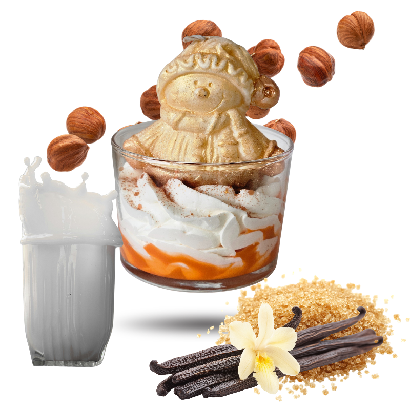 Bougie parfumée Vanille noisette - artisanal