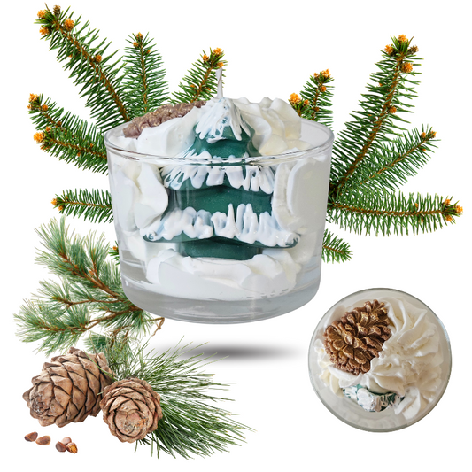 Bougie parfumée artisanale – Forêt d’Hiver