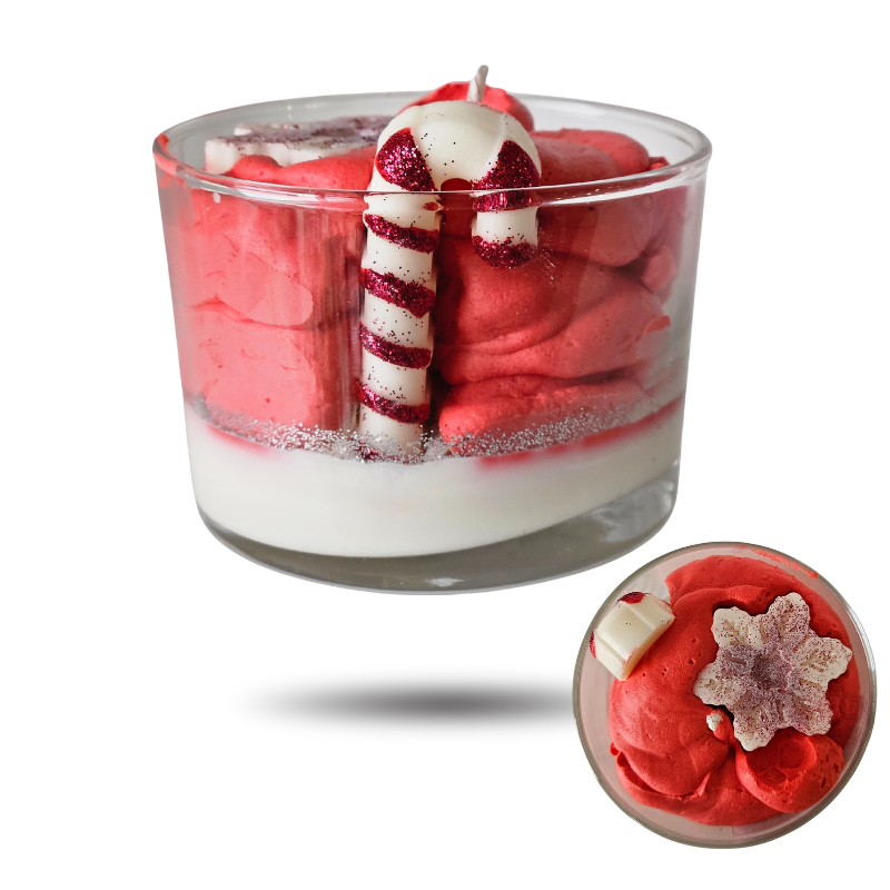 Bougie parfumée Candy cane dream - artisanale