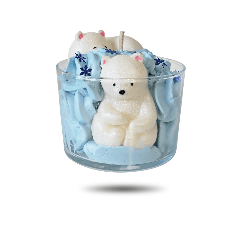 Bougie parfumée artisanale - Rêve polaire