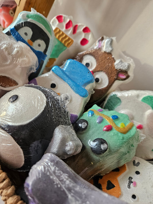 Bombes de bain effervescentes artisanales